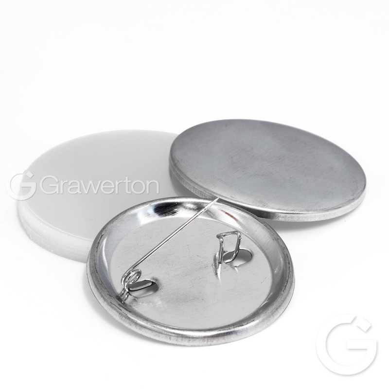 Metal pins buttons diameter 58 mm 100 pcs./pack | GRWERTON