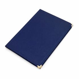 SAMETI aluminum tablet folder, navy blue
