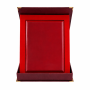 Set: MDF plaque RUBY 6x8‘ SAMETI case for plaque 6x8’ vertical maroon
