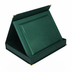 Set: MDF plaque VERDE 6x8‘ SAMETI case for plaque 6x8’ horizontal green