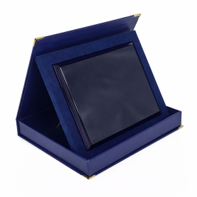 Zestaw: podkład MDF MARINE 6x8' etui SAMETI do podkładu 6x8' poziome granatowe