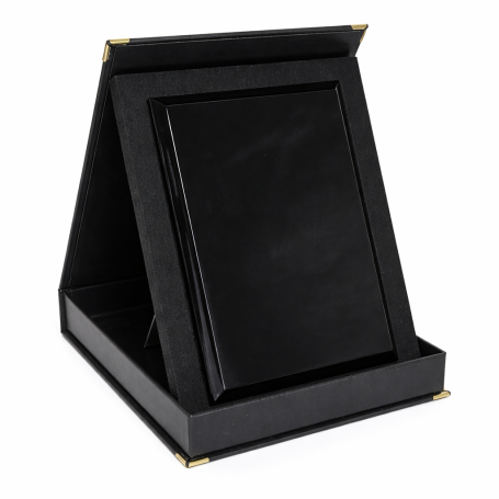 Set: MDF plaque NERO 8x10‘ SAMETI case for plaque 8x10’ vertical black