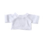 White T-shirt for teddy bear for sublimation