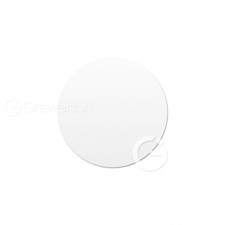 Aluminum discs glossy white dia: 38 mm. 50 pcs/pack.