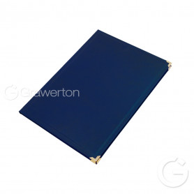 SAMETI aluminum tablet folder, navy blue