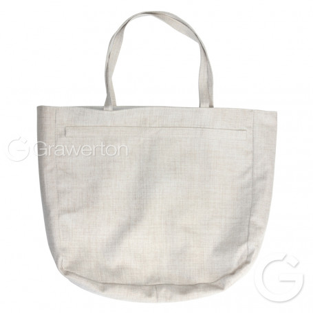 Linen shopping bag