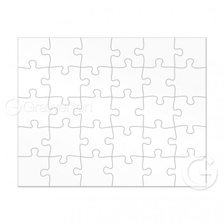 Puzzles for sublimation 30 elements 240x190 mm - 5 pcs/pack