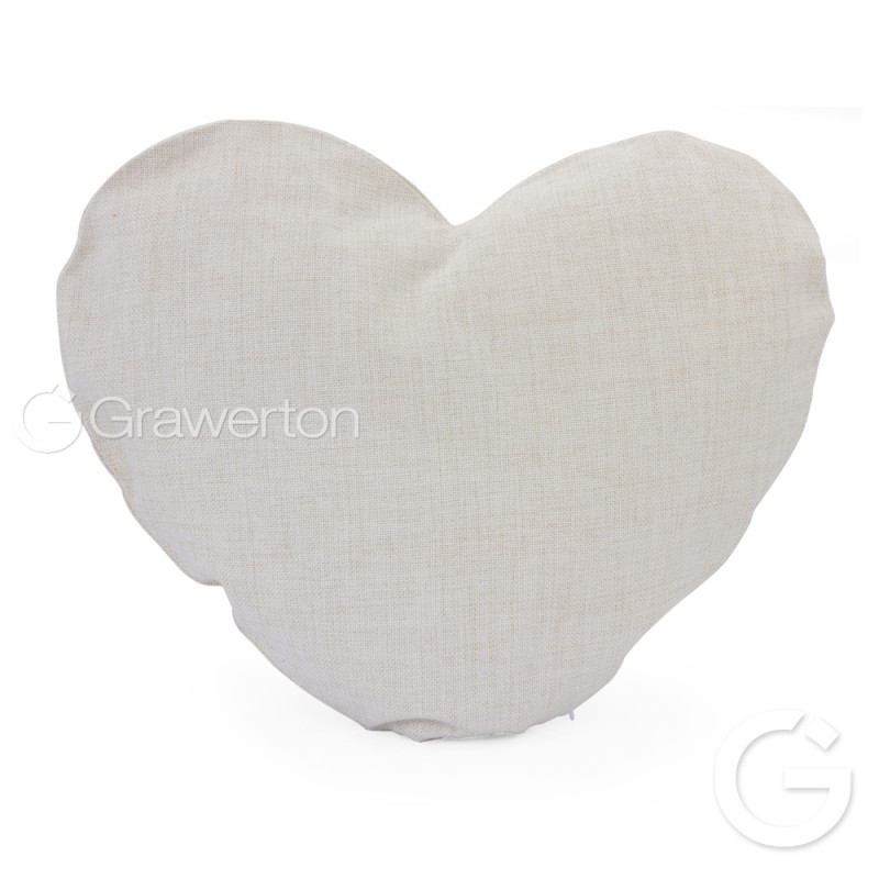 Linen Heart pillowcase