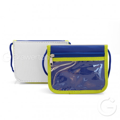Kids small wallet for sublimation NEO blue-green