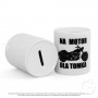 White moneybox for sublimation