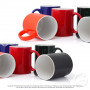 Magic mug for sublimation black glossy