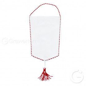 Pennant FLAG with red finish