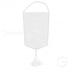 Pennant FLAG with white finish