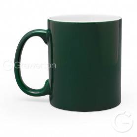 Magic glossy mug green