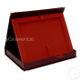 SAMETI case for 5x7" plaque horizontal maroon