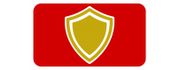Shield shape golden MDF plaques
